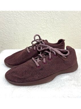 Allbirds Wool Runner Burgundy Size 10 Women’s